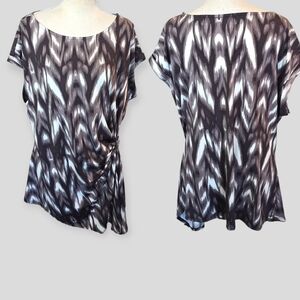 FYLO Women's  Hig Low  Spring Dressy Blouse Top Plus Size XXL